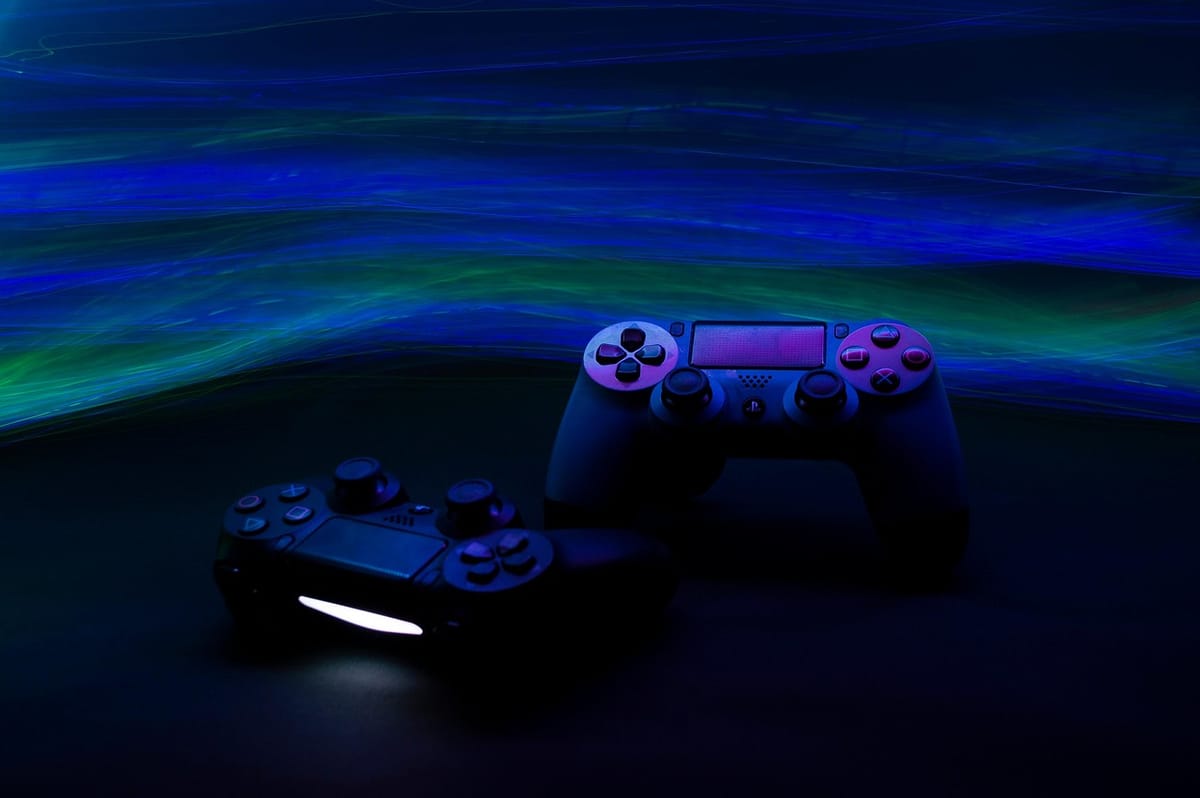 game console, sony, video games, lights, neon, freezelight, gamepad, joystick, console, ps4, xbox, dark, joysticks, playstati